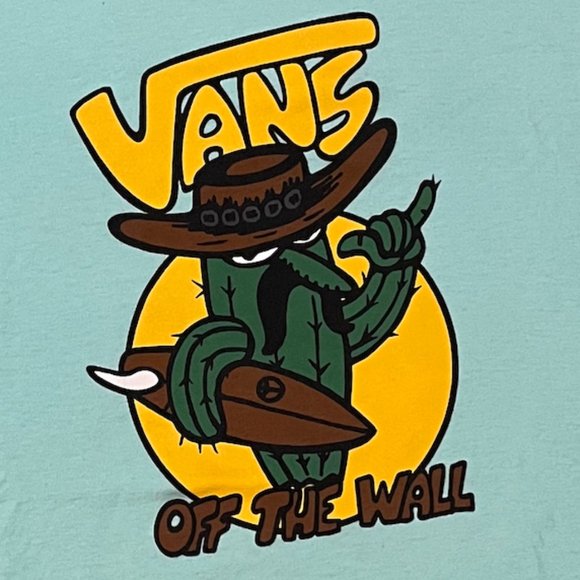 Vans Off The Wall Cactus Surfboard Graphic Tee - Picture 2 of 2